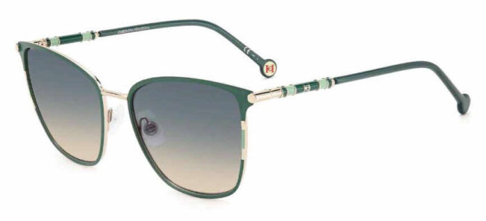 Carolina herrera sun ch0030s gold green 0pefpr