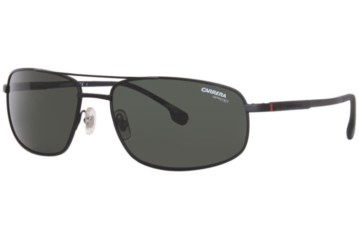 Carrera 8036 s sunglasses mens rectangle shape matte black green polarized 003qt 1