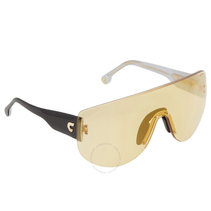 Carrera yellow gold mirror shield unisex sunglasses flaglab 12 04cwet 99 flaglab 12 04cwet 99 3