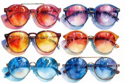 Gafas sol fondo blanco aislado 1021328 8941