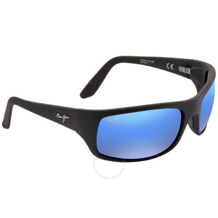 Maui jim peahi blue hawaii wrap unisex sunglasses b2022m 65 2
