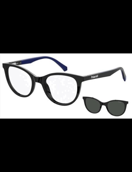 Occhiale da vista polaroid kids modello pld 8051 cs colore 807 m9 black