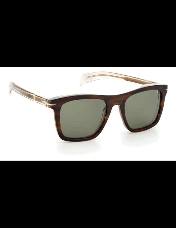 Occhiali da sole david beckham modello db 7000 s colore ex4 qt brown horn