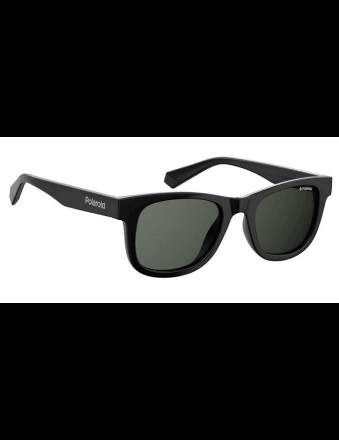Occhiali da sole polaroid kids modello pld 8009 n new colore 807 m9 black