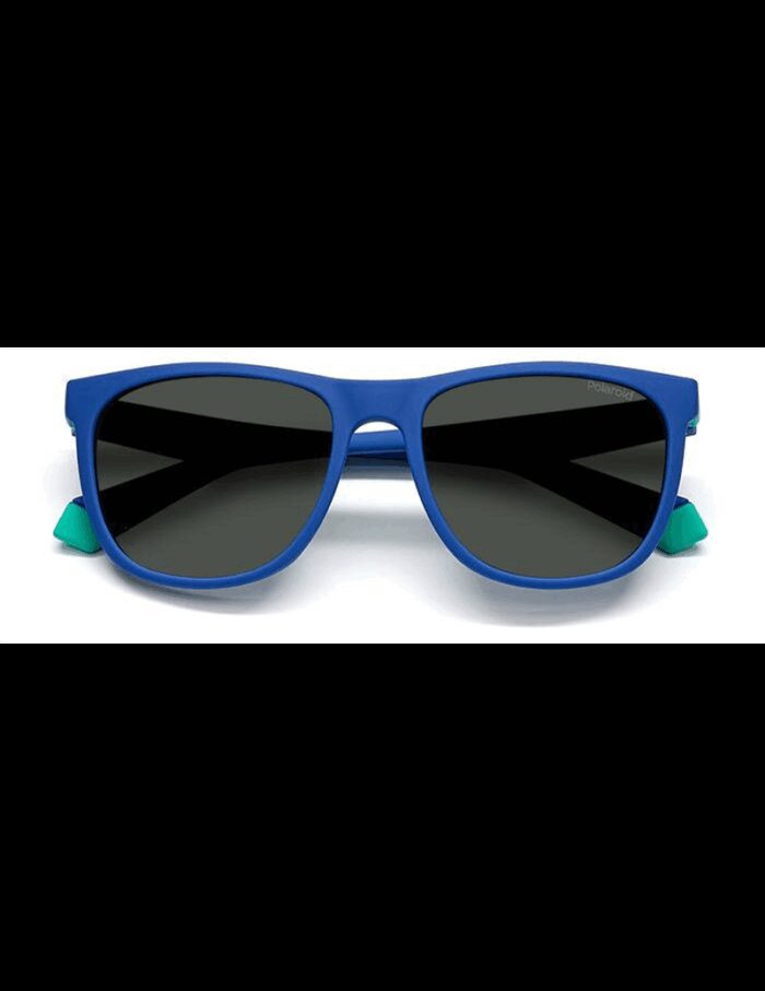 Occhiali da sole polaroid kids modello pld 8049 s colore 465 m9 azure grn