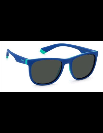 Occhiali da sole polaroid kids modello pld 8049 s colore 465 m9 azure grn