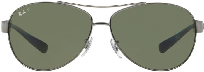 Ray ban rb3386 004 9a gunmetal green polarized