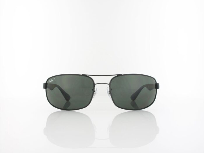 Ray ban rb3445 002 58 64 black crystal green polarized