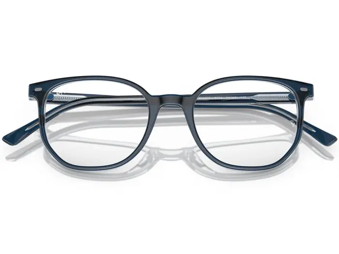 Rayban elliot rx5397 8324 52 blue on transparent blue 427
